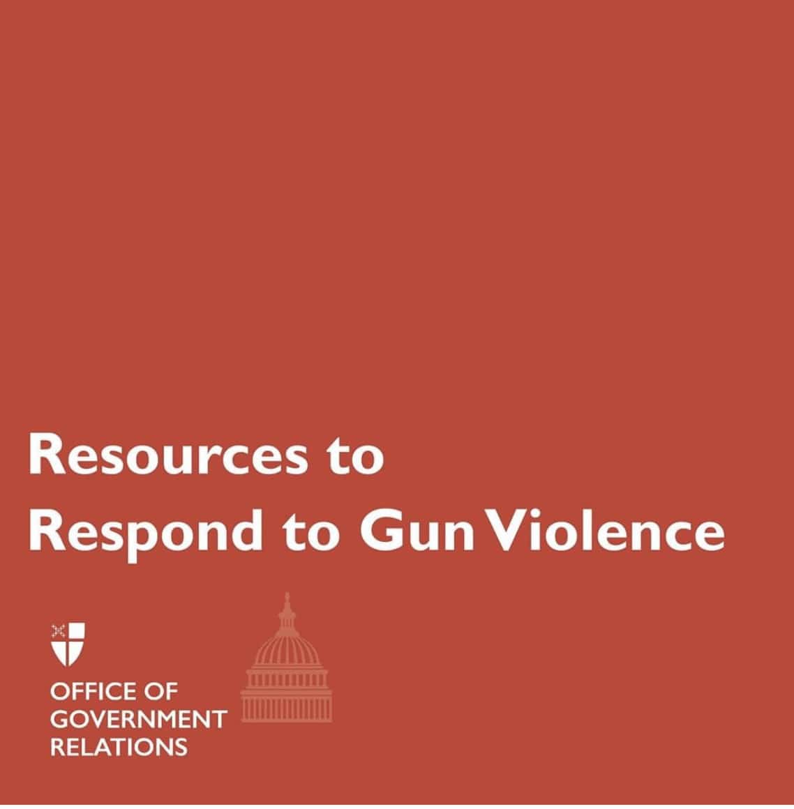 Resources to Respond to Gun Violence from the Episcopal Public Policy ...